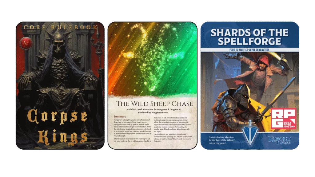 DnD Free Adventure
Free Dungeons & Dragons Adventures
EverOn DnD Adventure
