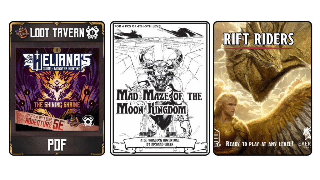 Free DnD Adventures
Top 10 Free DnD
Free dungeon and dragons adventures